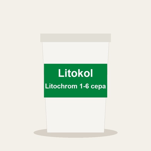 Затирка Litokol Litochrom 1-6 серая, 2 кг