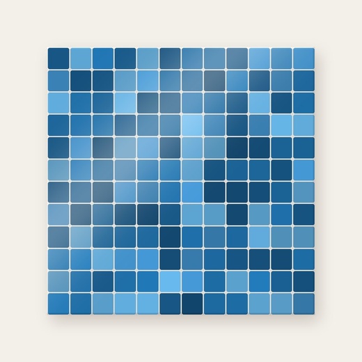 Мозаика Аква синий микс 2.3×2.3