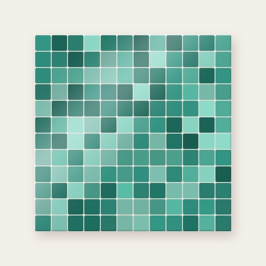 Мозаика Аква бирюза 2.3×2.3